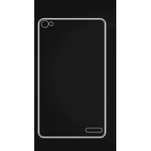 Силиконовый транспарентный чехол для Huawei MediaPad X2 Белый
