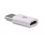 Нанокомпактный переходник USB 3.0 type C - Micro USB, цвет Белый