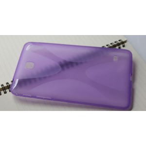 Силиконовый чехол X для Samsung Galaxy Tab 4 7.0 Фиолетовый