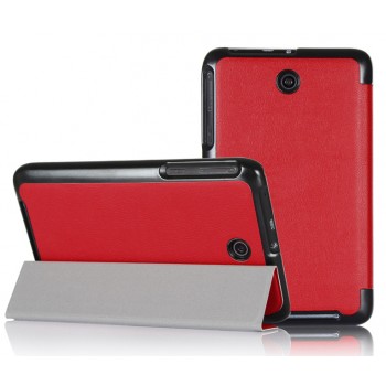 Чехол смарт флип подставка сегментарный для планшета ASUS MemoPad 7 ME176C Красный