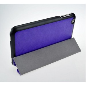 Чехол флип подставка сегментарный на пластиковой основе для планшета Toshiba Encore Фиолетовый