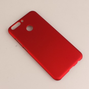 Пластиковый непрозрачный матовый чехол для Huawei Honor 8 Pro Красный