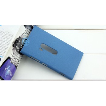 Чехол для Nokia Lumia 920 пластиковый матовый Голубой