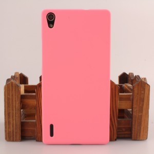 Пластиковый чехол для Huawei Ascend P7 Розовый