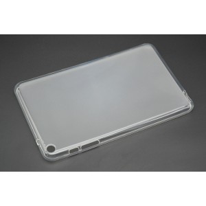 Силиконовый полупрозрачный матовый чехол для Huawei MediaPad T1 8.0 Белый