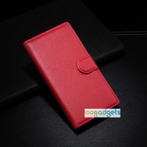 Чехол портмоне подставка с защелкой для Huawei Ascend G6 Красный