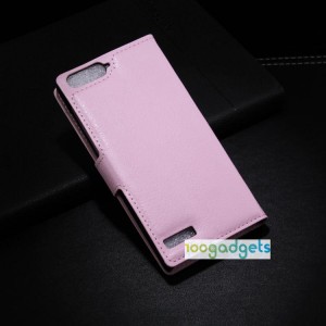 Чехол портмоне подставка с защелкой для Huawei Ascend G6 Розовый