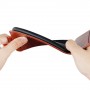 Глянцевый водоотталкивающий чехол вертикальная книжка на силиконовой основе с отсеком для карт на магнитной защелке для Xiaomi RedMi 6 Pro/Mi A2 Lite