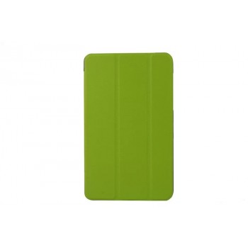 Чехол флип подставка сегментарный на пластиковой основе для Acer Iconia Tab 8W Зеленый