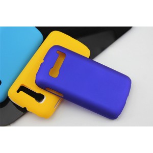 Пластиковый матовый непрозрачный чехол для Alcatel One Touch Pop C5 Синий