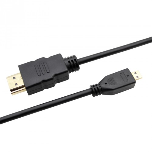 Интерфейсный кабель Micro HDMI-HDMI 1м для экшн-камер GoPro/Sony