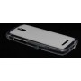 Силиконовый полупрозрачный чехол для HTC Desire 500, цвет Белый