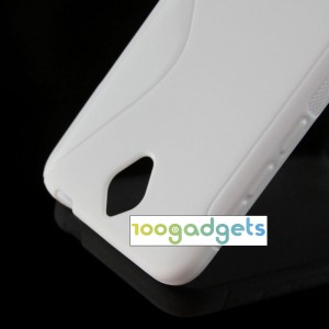 Силиконовый S чехол для Alcatel One Touch Idol 2 mini Белый
