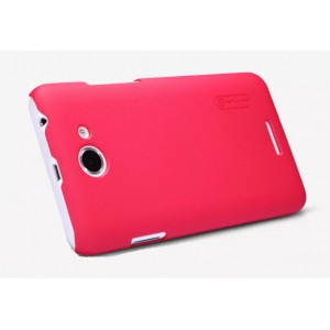 Пластиковый премиум матовый чехол для HTC Desire 516 Пурпурный