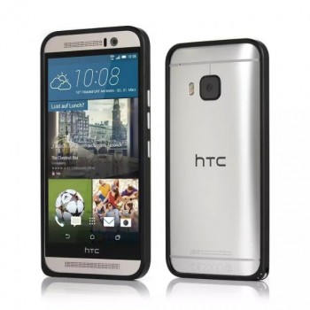 Металлический бампер для HTC One M9 Черный