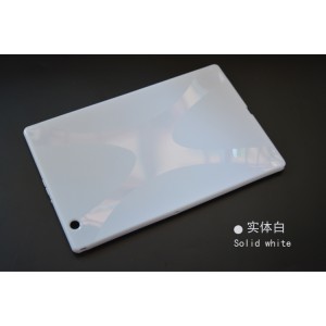 Силиконовый матовый X чехол для Sony Xperia Z4 Tablet Белый
