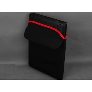 Ударостойкий водонепроницаемый эластичный неопреновый мешок (вспененный наполнитель) для планшетов с диагональю 7 дюймов Черный