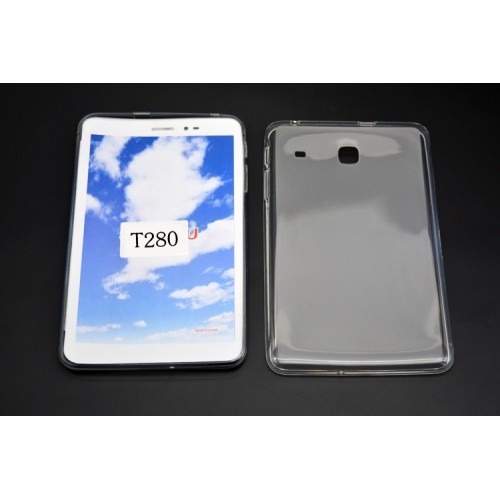 Силиконовый матовый полупрозрачный чехол для Samsung Galaxy Tab A 7 (2016), цвет Белый