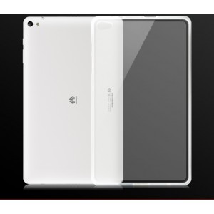 Силиконовый матовый полупрозрачный чехол для Huawei MediaPad T2 10.0 Pro Белый