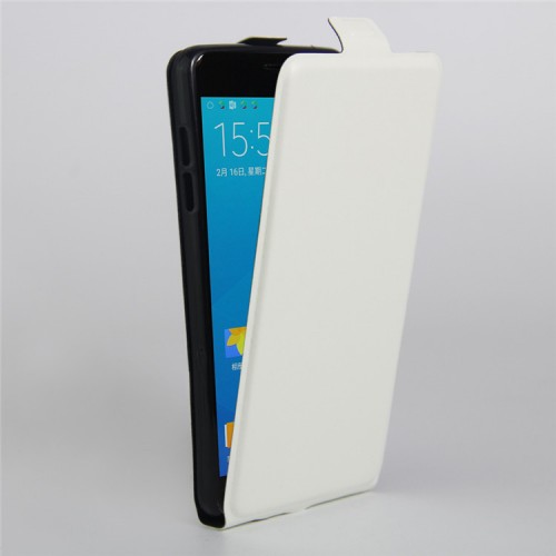 Чехол вертикальная книжка на силиконовой основе с отсеком для карт на магнитной защелке для Samsung Galaxy A5 (2016), цвет Белый