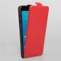Чехол вертикальная книжка на силиконовой основе с отсеком для карт на магнитной защелке для Samsung Galaxy A5, цвет Красный