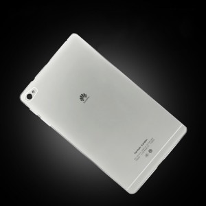 Силиконовый транспарентный чехол для Huawei MediaPad M2 Белый