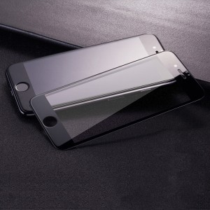 3D полноэкранное ультратонкое износоустойчивое сколостойкое олеофобное защитное стекло для Iphone 7/8/Iphone SE (2020) Черный