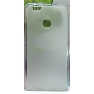 Силиконовый матовый полупрозрачный чехол для Huawei Honor Note 8 Белый