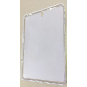 Силиконовый матовый полупрозрачный чехол для Samsung Galaxy Tab S3  Белый