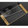 3D полноэкранное ультратонкое износоустойчивое сколостойкое олеофобное защитное стекло для Sony Xperia XA1, цвет Черный