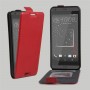 Чехол вертикальная книжка на силиконовой основе с отсеком для карт на магнитной защелке для HTC Desire 530/630, цвет Черный