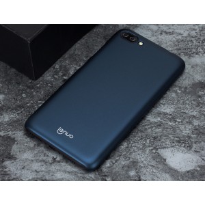 Пластиковый непрозрачный матовый металлик чехол для Asus ZenFone 4 Max  Синий