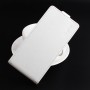 Чехол вертикальная книжка на силиконовой основе с отсеком для карт на магнитной защелке для Asus ZenFone 4 Max , цвет Белый