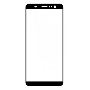Полноэкранное износоустойчивое сколостойкое олеофобное защитное стекло-пленка для HTC U11 Plus Черный