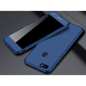 Сборный матовый пластиковый чехол для Huawei Nova Lite (2017) Синий