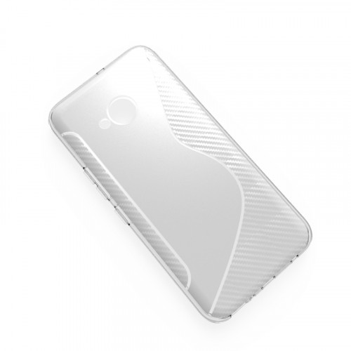 Силиконовый матовый непрозрачный чехол с дизайнерской текстурой S для HTC U11 Life 