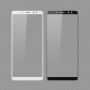 3D полноэкранное ультратонкое износоустойчивое сколостойкое олеофобное защитное стекло для Samsung Galaxy A8 (2018), цвет Белый