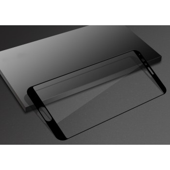 3D полноэкранное ультратонкое износоустойчивое сколостойкое олеофобное защитное стекло для Huawei Honor View 10 Черный