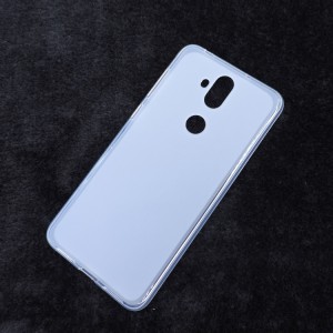 Силиконовый матовый полупрозрачный чехол для ASUS ZenFone 5 Lite  Белый