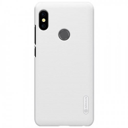 Пластиковый непрозрачный матовый нескользящий премиум чехол для Xiaomi RedMi Note 5/5 Pro, цвет Белый