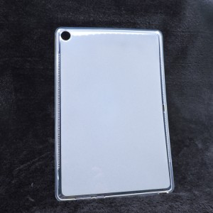 Силиконовый матовый полупрозрачный чехол для Huawei MediaPad M5 10.8 Белый