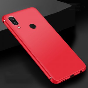 Силиконовый матовый непрозрачный чехол для Huawei Nova 3  Красный