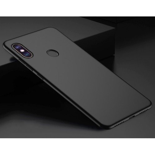 Пластиковый непрозрачный матовый чехол с улучшенной защитой элементов корпуса для Xiaomi Mi A2/Mi6X , цвет Черный