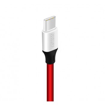 Интерфейсный кабель USB Type-C 1м 2А с допзащитой от перетирания Красный