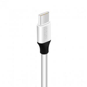Интерфейсный кабель USB Type-C 1м 2А с допзащитой от перетирания Белый