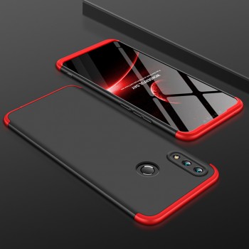 Двухкомпонентный сборный двухцветный пластиковый матовый чехол для Huawei Nova 3i Красный