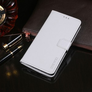 Глянцевый чехол портмоне подставка на силиконовой основе с отсеком для карт на магнитной защелке для Xiaomi Mi 8 Pro Белый