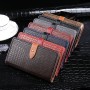 Чехол портмоне подставка текстура Крокодил на силиконовой основе с отсеком для карт на магнитной защелке для Meizu M8 Lite , цвет Черный