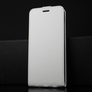 Вертикальный чехол-книжка для Huawei Honor 8X с отделениями для карт и магнитной защелкой Белый