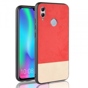 Силиконовый матовый непрозрачный чехол с текстурным покрытием Замша для Huawei P Smart 2019/Honor 10 Lite Красный